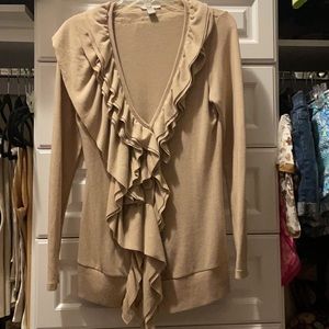 Boston Proper Ruffled Sweater